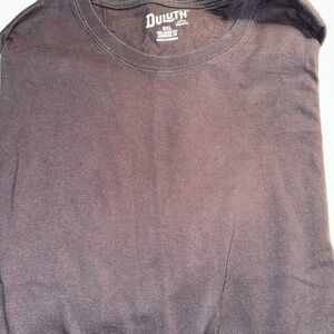 Duluth Trading Co Men's Dark Gray Long Tail Shirt